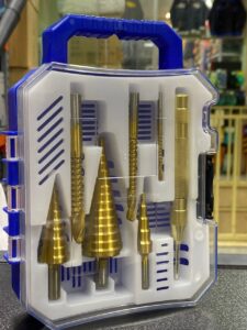 ⭐️ مجموعه مته کاجی و برش و سنبه ۷ عددی